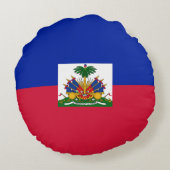 ハイチ(ハイチ)国旗 ラウンドクッション (裏面)