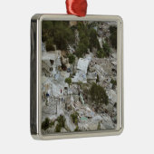 ハイチ，ポルトープランスの見解 メタルオーナメント (右)