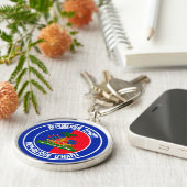 ハイチ・ラウンド・エンブレム キーホルダー (側面)