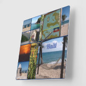 ハイチ·ラバデー時計 スクエア壁時計 (傾斜)