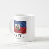ハイチ ヴィンテージ フラグ | カリブ海の伝統 コーヒーマグカップ (正面左)