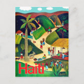 ハイチ,先住民の人々トロピック村,ヴィンテージ ポストカード (正面)