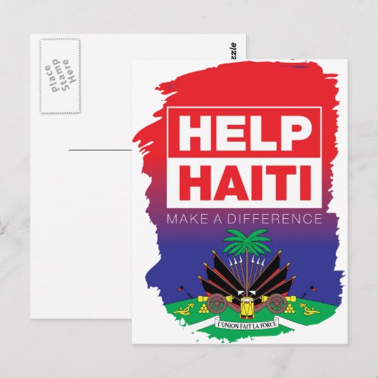 ハイチ(_救済) ポストカード (正面/裏面)