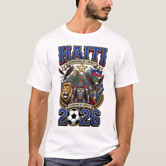 ハイチ 2026 ファンTシャツ Tシャツ (正面)
