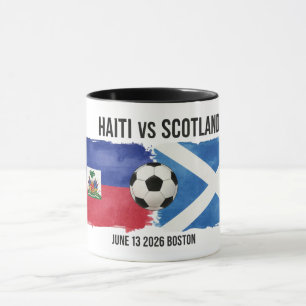 ハイチ vs スコットランド サッカー マグカップ – ワールドカップ 2026