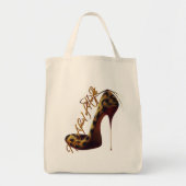 "ハイツを恐れない"トレシックハイヒールデザイン トートバッグ (正面)
