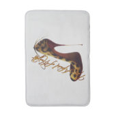 "ハイツを恐れない"トレシックハイヒール バスマット (正面縦)