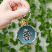 ハイティキニュージーランドドラムマオリデザイン キーホルダー (手)