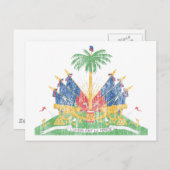 ハイティコートオブアームズヴィンテージ ポストカード (正面/裏面)