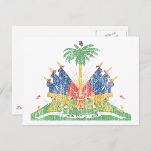 ハイティコートオブアームズヴィンテージ ポストカード (正面/裏面)