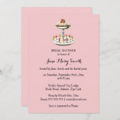 ハイティーのサンデーのゼリーのデザート 招待状 (正面/裏面)