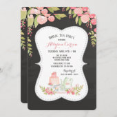 ハイティーのブライダルシャワーの招待状 招待状 (正面/裏面)