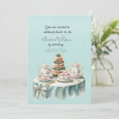 ハイティーシャワー招待状 招待状 (スタンド正面)