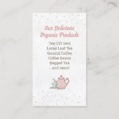 ハイティーセット名刺 名刺 (裏面)