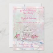 ハイティーブライダルシャワーの招待 招待状 (正面)