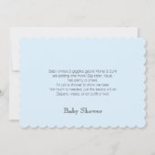 ハイティーベイビーシャワー招待状 招待状 (裏面)