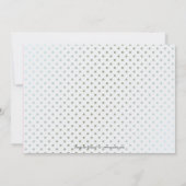 ハイティーベビーシャワー招待状 招待状 (裏面)