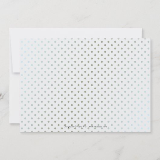 ハイティーベビーシャワー招待状 招待状 (裏面)