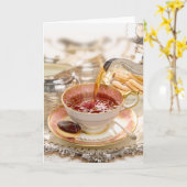 ハイティー カード (黄色い花)