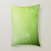 ハイテクなスタイルの緑色航法燈のデザイン アクセントクッション (正面(垂直))