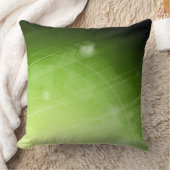 ハイテクなスタイルの緑色航法燈のデザイン クッション (ブランケット)