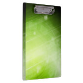 ハイテクなスタイルの緑色航法燈のデザイン クリップボード (右)