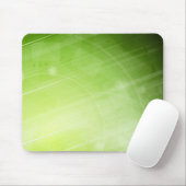 ハイテクなスタイルの緑色航法燈のデザイン マウスパッド (マウス)