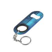 ハイテクなデジタル背景 キーホルダー栓抜き (裏面アングル)