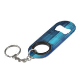 ハイテクなデジタル背景 キーホルダー栓抜き (正面アングル)