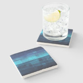 ハイテクなデジタル背景 ストーンコースター (横)