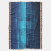ハイテクなデジタル背景 スローブランケット (正面縦)