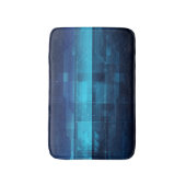 ハイテクなデジタル背景 バスマット (正面縦)