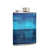 ハイテクなデジタル背景 フラスク (右)