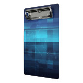 ハイテクなデジタル背景 ミニクリップボード (アングル2)