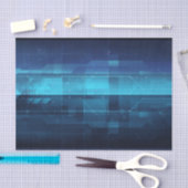 ハイテクなデジタル背景 薄葉紙 (クラフト)