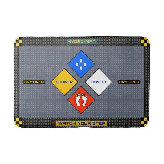ハイテクなバス・マット バスマット (正面)