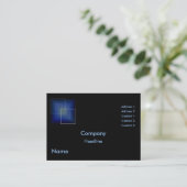 ハイテクなプロフィールカード 名刺 (スタンド正面)