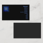 ハイテクなプロフィールカード 名刺 (正面/裏面)
