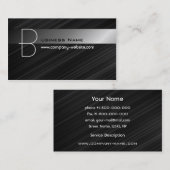 ハイテクなモノグラムの名刺 名刺 (正面/裏面)