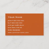 ハイテクな名刺 名刺 (裏面)