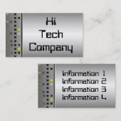 ハイテクな名刺 名刺 (正面/裏面)