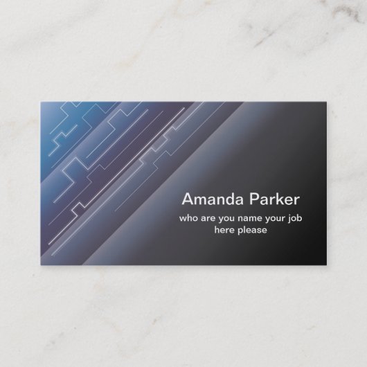 ハイテクな名刺 名刺 (正面)