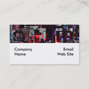 ハイテクな工業用ロボット 名刺