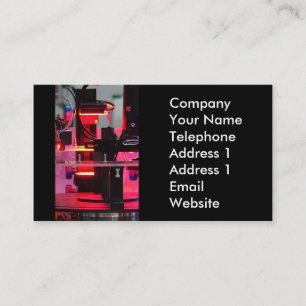 ハイテクな工業用ロボット 名刺