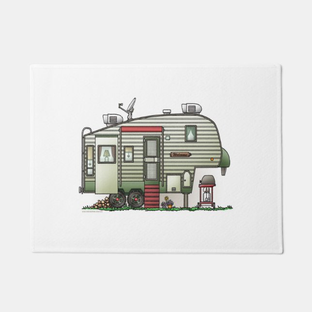 ハイテクな第5車輪 ドアマット (正面)