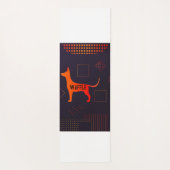 ハイテクのカスタマイズ可能な犬 ヨガマット (裏面)