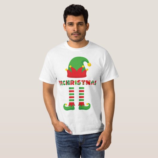 ハイテクのクリスマス Tシャツ (正面フル)