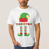 ハイテクのクリスマス Tシャツ (正面)
