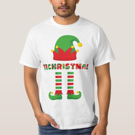 ハイテクのクリスマス Tシャツ (正面)