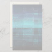 ハイテクのデジタル背景 便箋 (正面/裏面)